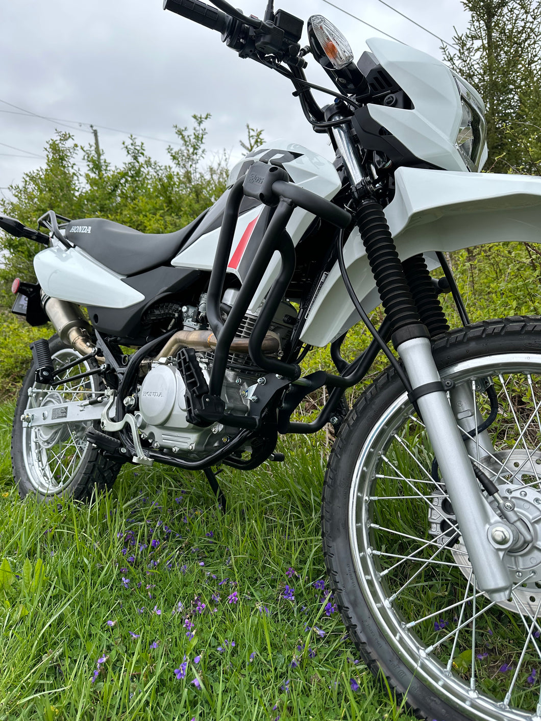 Honda XR150L crash bars